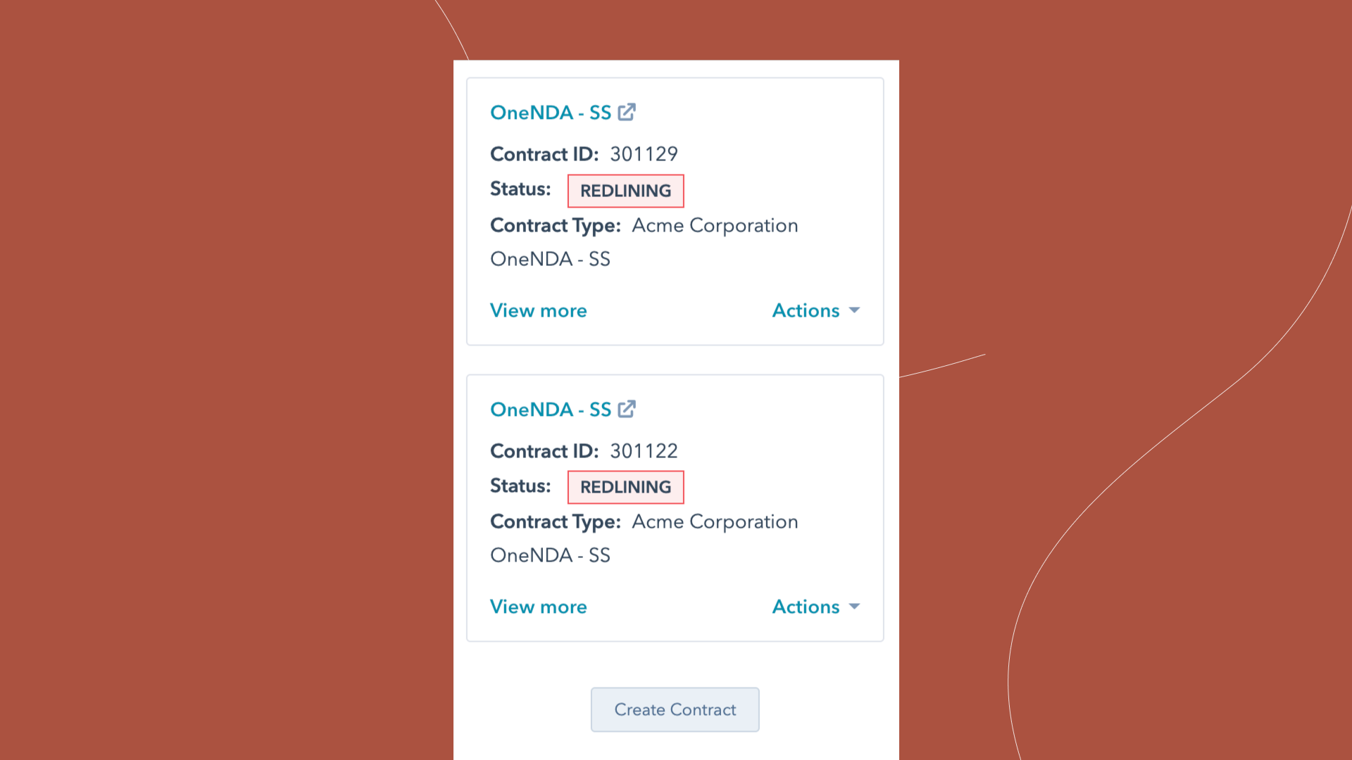 Bi-directional sync between SpotDraft and HubSpot.